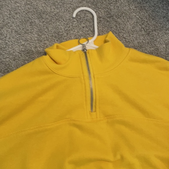 Garage yellow quarter zip. - Picture 3 of 3